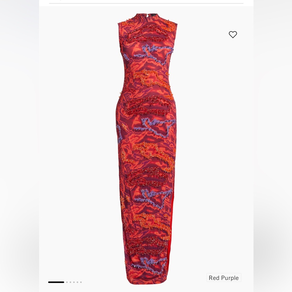 Zusi evergreen dress (orange) 
Size small